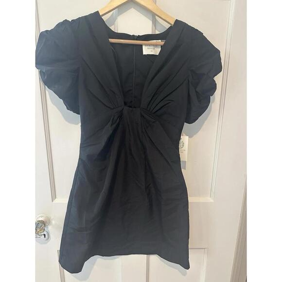 TUCKERNUCK Hyacinth House Black Tinsley Mini Dress NWT XXS 2XS - Picture 2 of 3